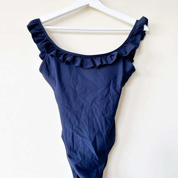 J.Crew Ruffled scoopback one-piece swimsuit - Picture 6 of 6